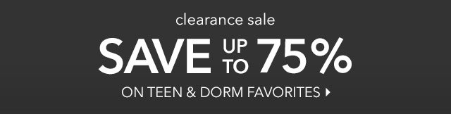 Clearance sale save up to 75%