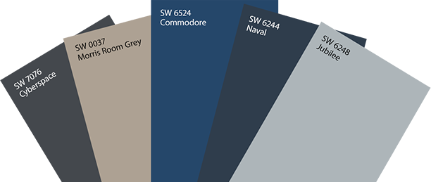 Paint swatches