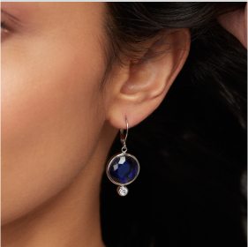 Sapphire Crystal Drop Earrings | Shop Now