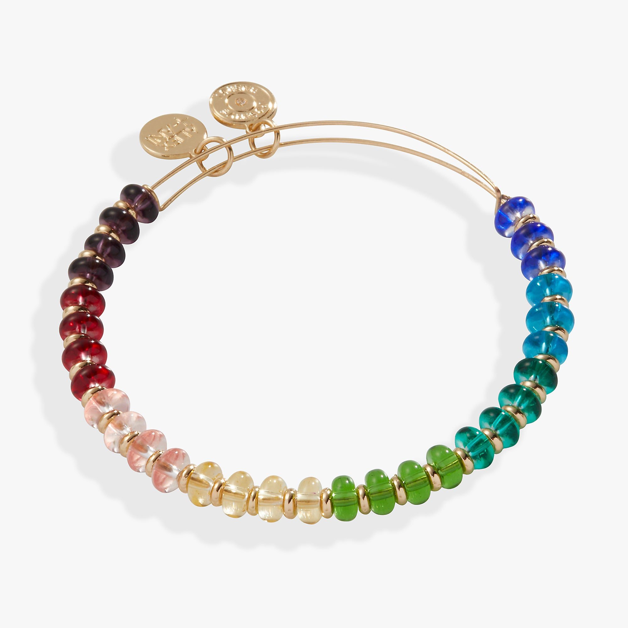 Image of Rainbow Beaded Bangle