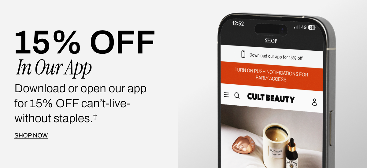 15% OFF IN OUR APP