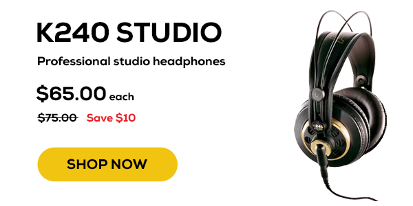 AKG K240 Studio Headphones Shop Now