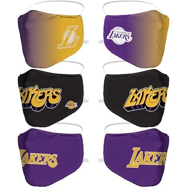 Los Angeles Lakers Fanatics Branded Adult Team Logo Face Covering 3-Pack