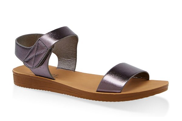 Single Band Velcro Strap Sandals