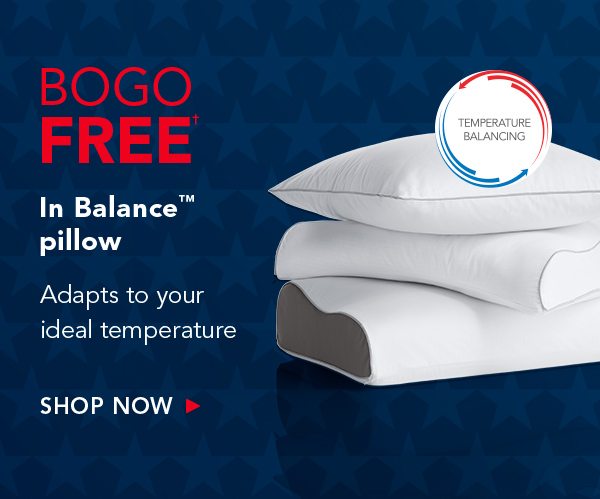 Bogo FREE in balance pillows | Shop now