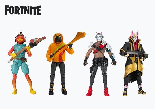 Fortnite 15cm Legendary Series Squad Mode 4-Figure Pack - Club