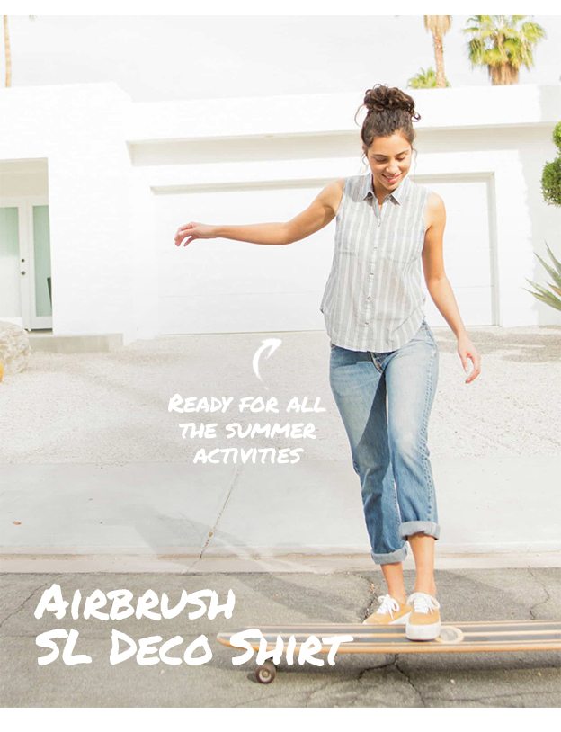 Airbrush Sleeveless Deco Shirt