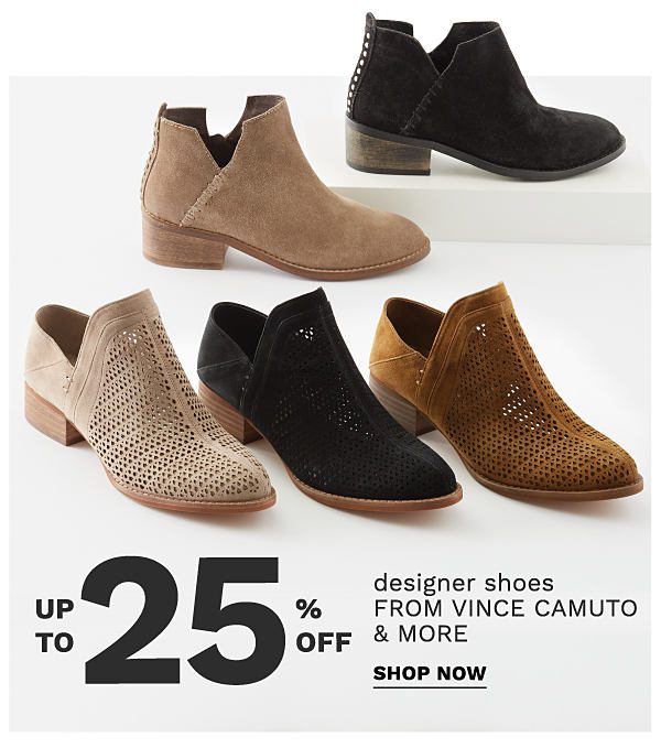 Designer Shoes, Now Up to 25% Off 
