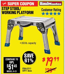 Step Stool/Working Platform