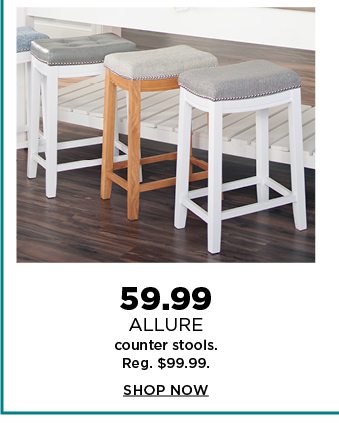 $59.99 allure counter stools. shop now. 