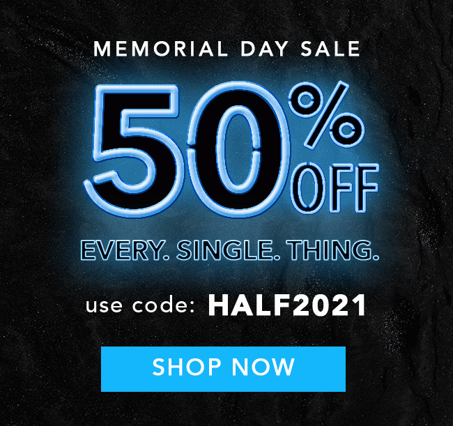 Blackout SALE - 50% OFF - Use code: HALF2021