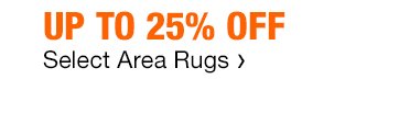 Up to 25% Off | Select Area Rugs