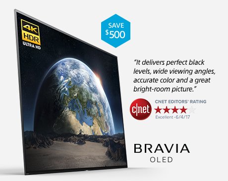 65” Class (64.5”diag.) A1E BRAVIA® OLED 4K HDR TV