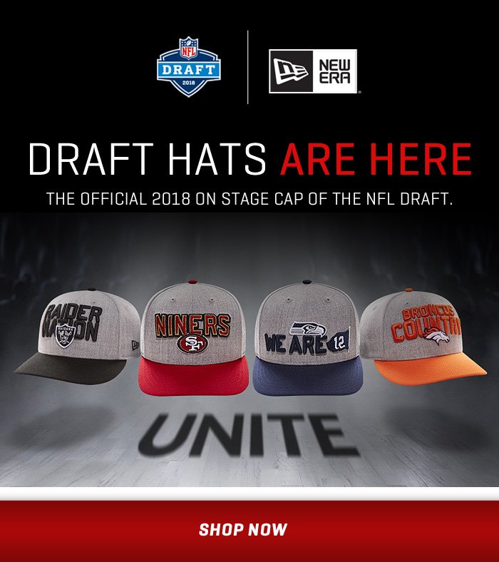 NFL Draft Hats Are Here - Fanzz Email Archive