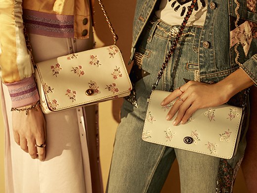 two floral Dinky bags