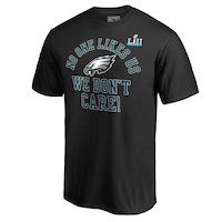 Men's Philadelphia Eagles NFL Pro Line by Fanatics Branded Black Super Bowl LII Champions No One Likes Us T-Shirt