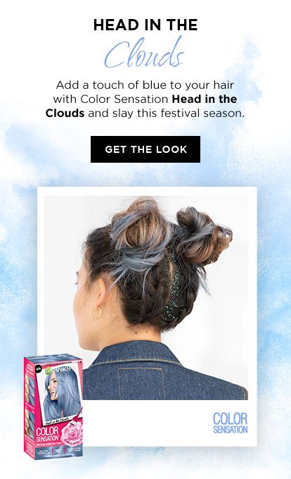 HEAD IN THE Clouds - Add a touch of blue to your hair with Color Sensation Head in the Clouds and slay this festival season. - GET THE LOOK