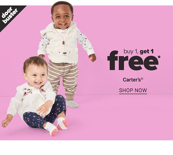 Buy 1, Get 1 FREE Carter's - Shop Now