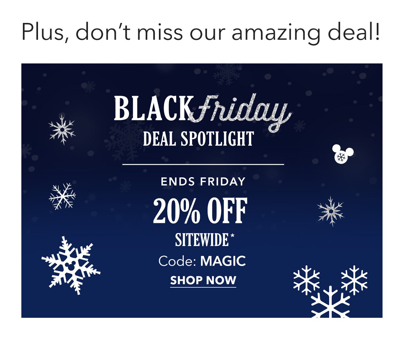 20% Off Sitewide with Code: MAGIC | Shop Now