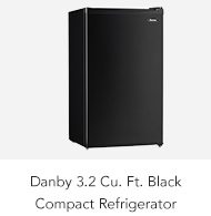 Shop Danby 3.2 Cu. Ft. Black Compact Refrigerator