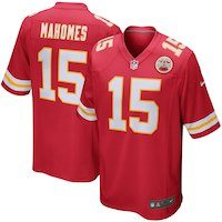 Men's Kansas City Chiefs Patrick Mahomes Nike Red Game Jersey