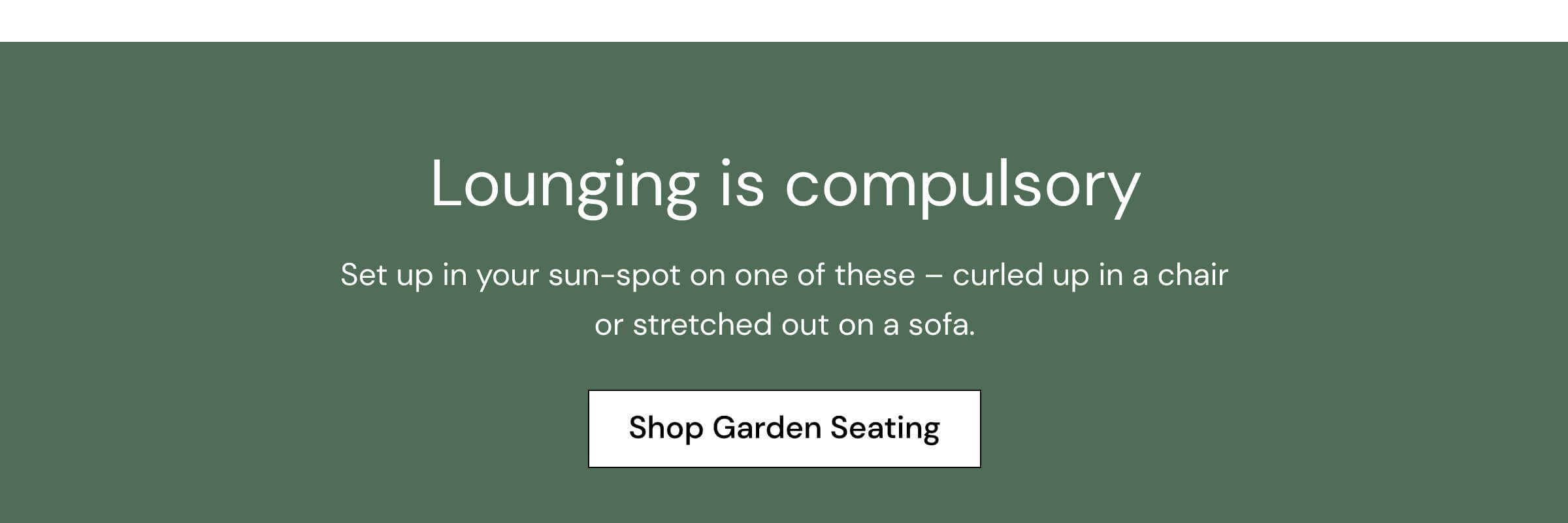 Shop Garden Seating