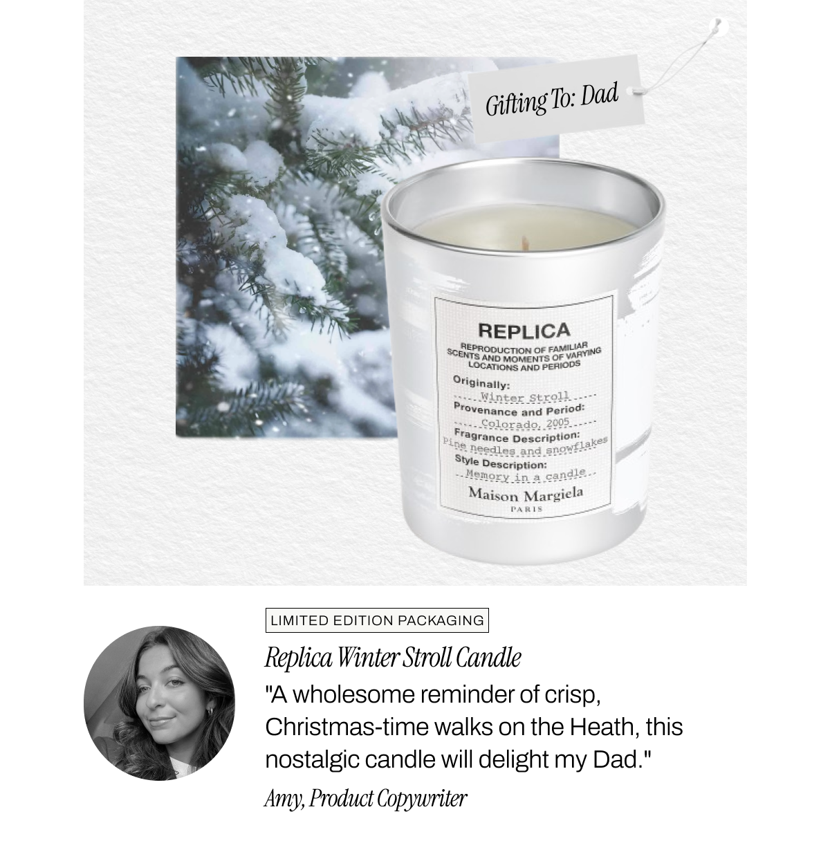 Replica Winter Stroll Candle