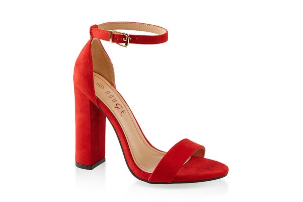 Ankle Strap Block Heel Sandals