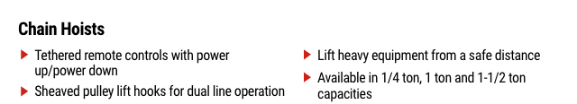 1 Ton Manual Chain Hoist