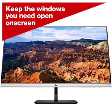 HP 27fh 27 in. Full HD 75Hz HDMI VGA FreeSync IPS LED Monitor