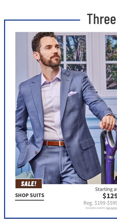 Suits Starting at $129 - Shop Suits