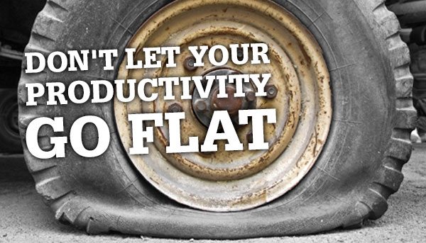 Don't let your productivity go flat!