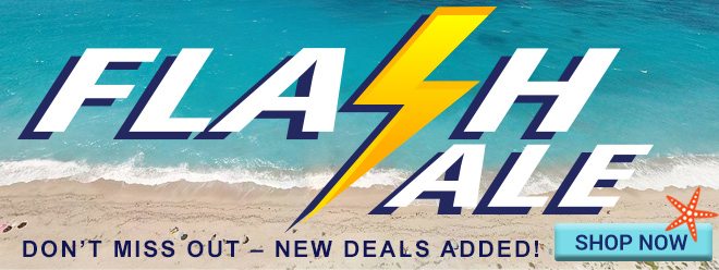 Flash Sale - Don't Miss Out - New Deals Added!