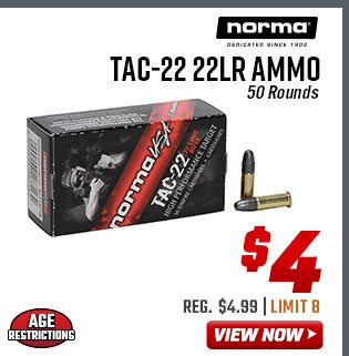 Norma Tac-22 22LR Ammo