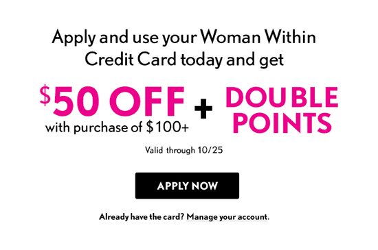 Woman Within $50 Gift Card (Email Delivery)