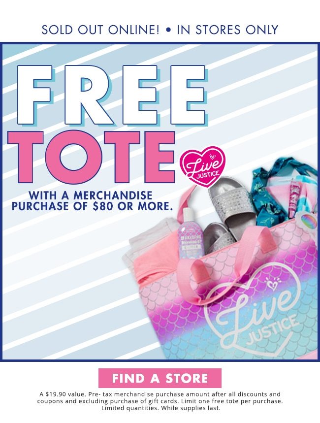 Get a free Tote!
