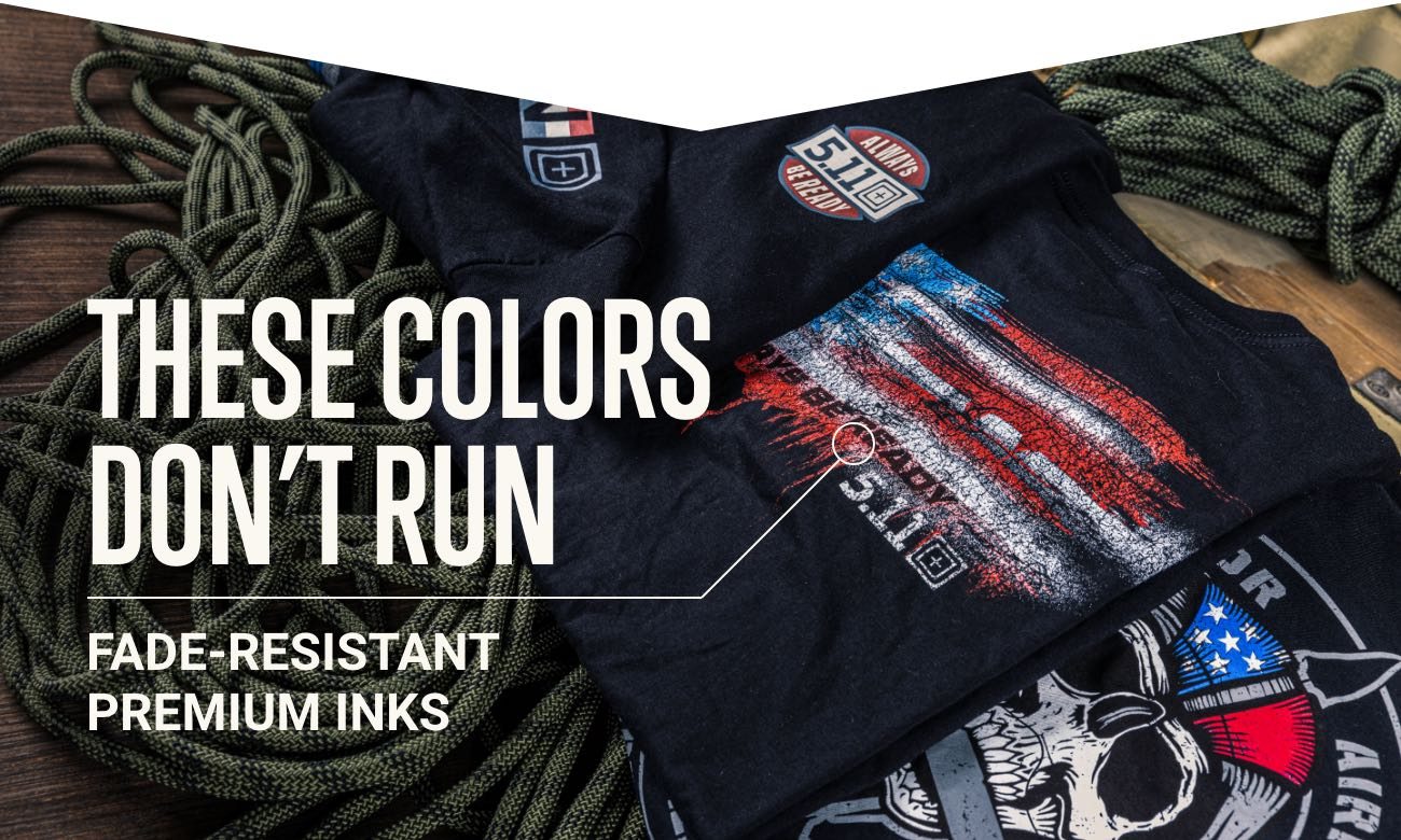 These Colors Don't Run | Premium fade-resistant inks