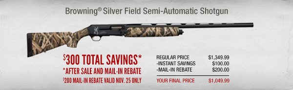 Browning Silver Field Semi-Automatic Shotgun