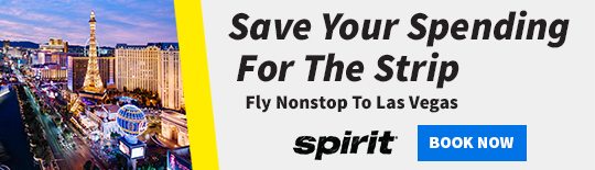 Fly nonstop to Vegas on Spirit