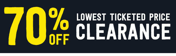 70% Off Clearance