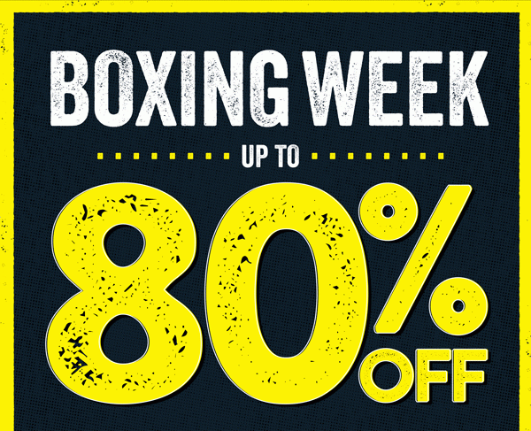 Boxing Week Up To 80% OFF