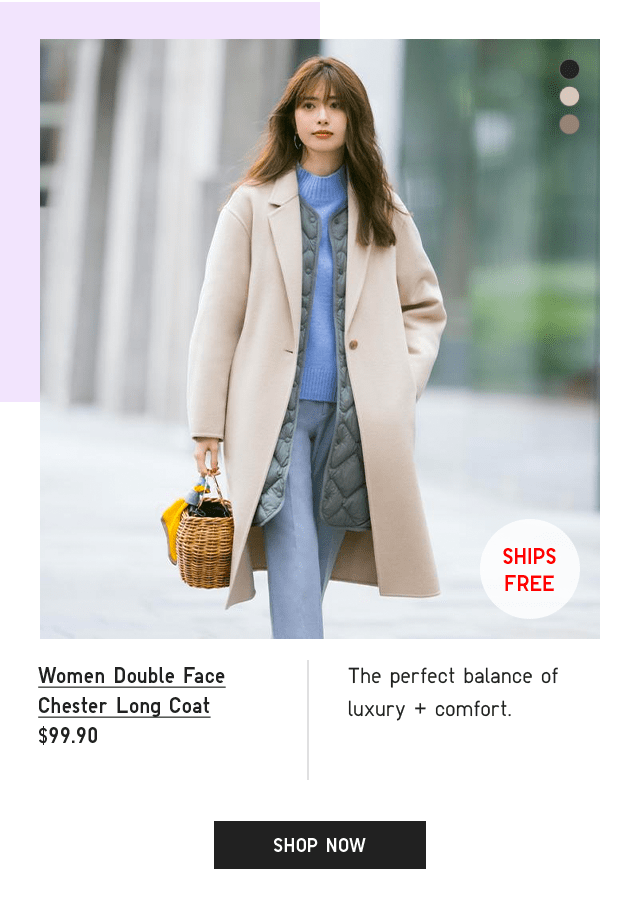 PDP1 - WOMEN DOUBLE FACE CHESTER LONG COAT