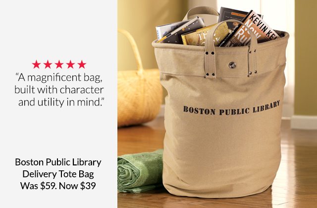 Boston Public Library Delivery Tote Bag