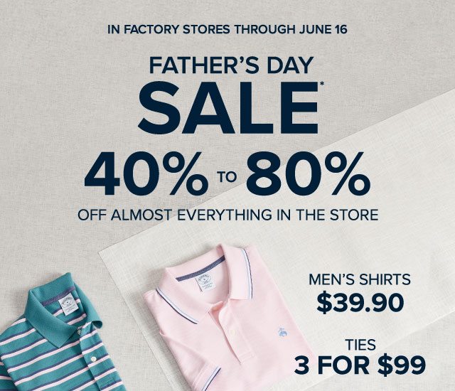 brooks brothers fathers day sale