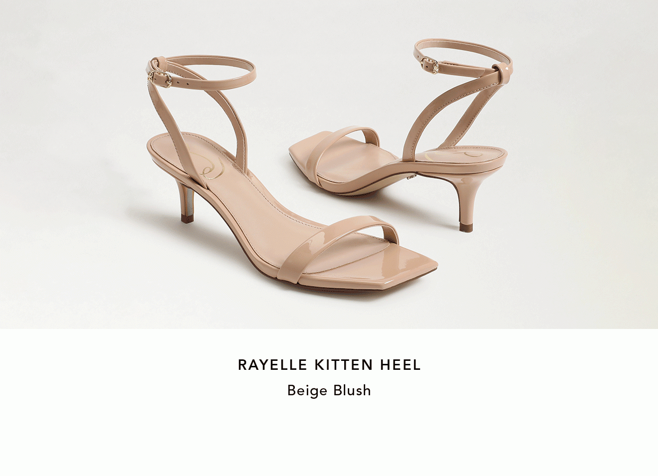 Rayelle Kitten Heel - Beige Blush