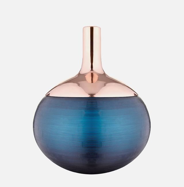 Tom Dixon Plum Glass & Copper Ice Bucket