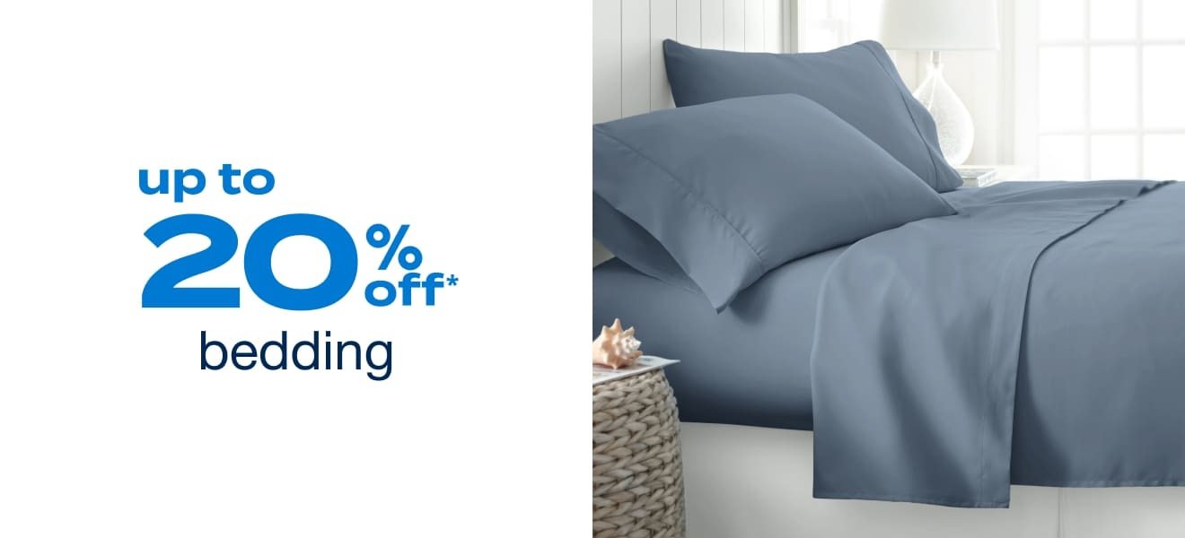 Up to 20% off Bedding