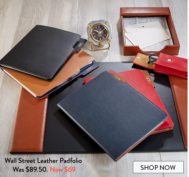 Shop Wall Street Leather Padfolio