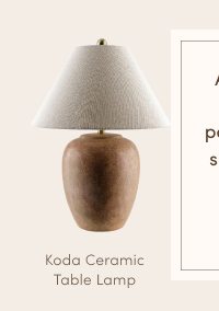 Koda Coda Ceramic Table Lamp