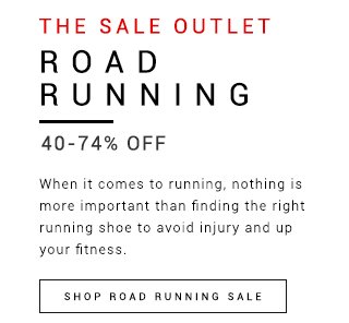 The Road Running Sale